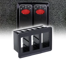 3-Slot Rocker Switch Panel Housing Kit