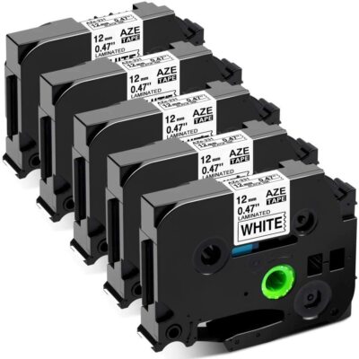 5X Compatible Brother P-Touch Label Maker Tape TZe-231 TZ-231 12mm PTD210 PT1090