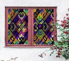 3D Love Graphics A153 Window Film Print Sticker Cling Stained Glass UV Zoe