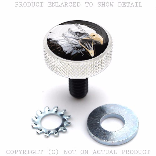 Polished Billet Knurled Bolt For Harley 96-15 Mounting Seat To Fender EAGLE RT - Bild 1 von 1