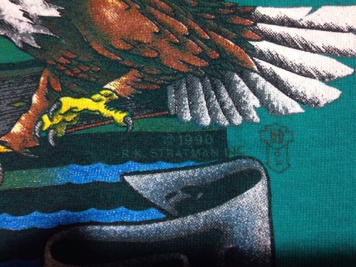 Vintage Harley Davidson Hemd Herren XL Night Flight Hanes Beefy T Parryville PA - Bild 3 von 10