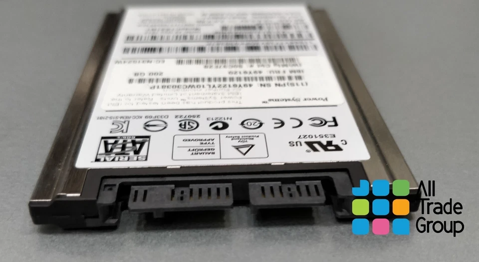 49Y6120 IBM 200GB MLC USATA III 1.8 INCH ENTERPRISE 6GB/S SOLID STATE DRIVE SSD - Image 2 of 4