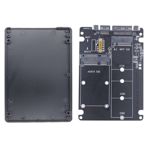 M.2 NGFF/MSATA to SATA3 SSD Adapter, Double Input For Laptop/Desktop Storage - Afbeelding 4 van 10