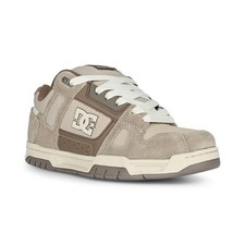 DC Stag Zapatillas Skate Taupe/Off White Gamuza Hombre Talla UK