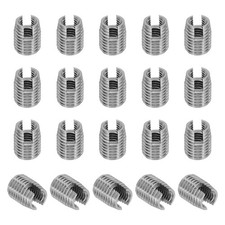 20 Pcs 303 Stainless Steel M5 x M8 x 10mm Self-Tapping Threaded Inserts