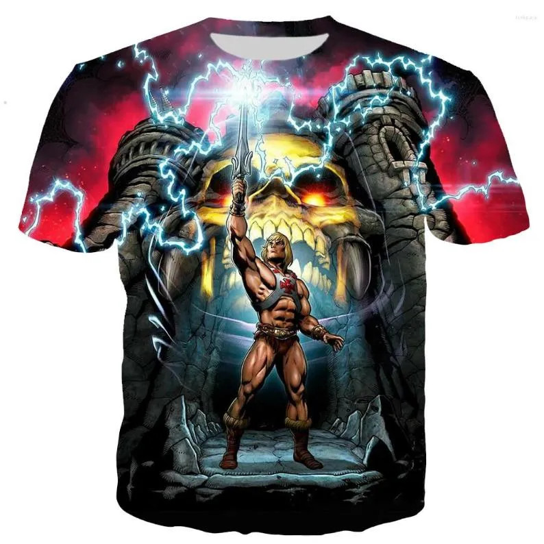 AMAZING  Masters Of The Universe cartoon 3D shirt US sizes
