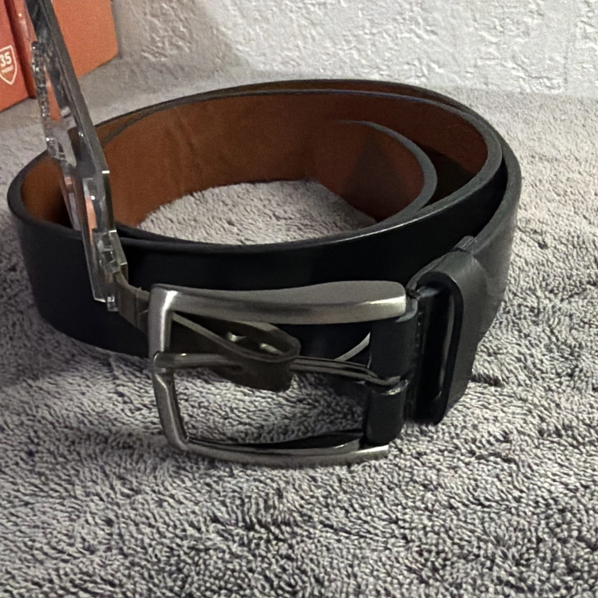 Black Leather 34 Size Belts for Men for sale | eBay