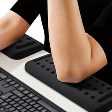 L-Shaped Desk Edge Rest Set 2-Piece - Ergonomic Memory Foam Support for Wri...