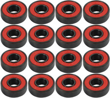 Inline Skate Speed Bearings Set of 16 Pre-Lubricated ABEC 5 Rated Double Shielde