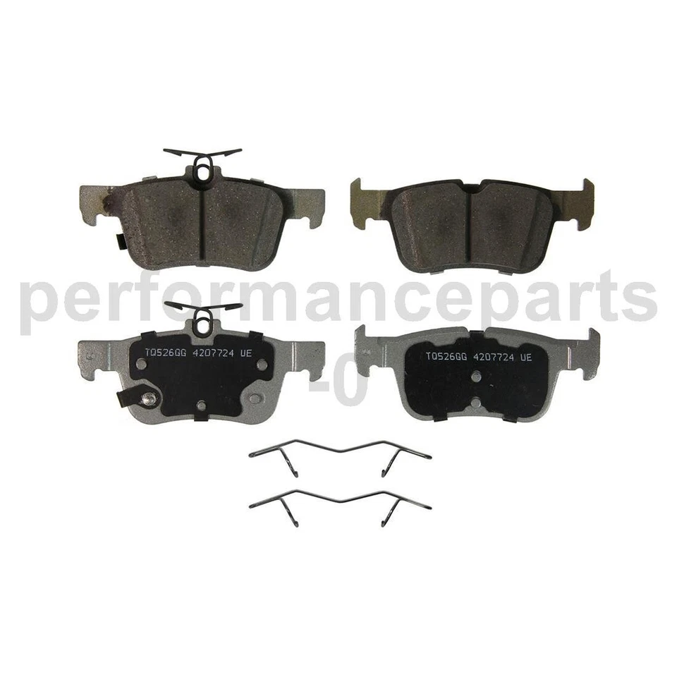 Rear Disc Brake Pad Set Disc Brake Rotor for Ford Fusion 2014-2018 - Image 3 of 4