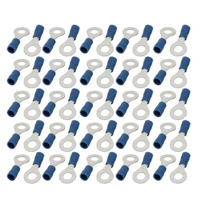 50pcs RV2-6 Pre Insulated Crimp Terminal Connector   for AWG 16-14 Wire  #zn