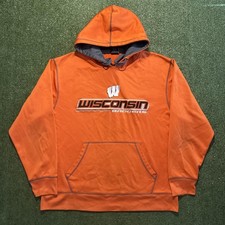 Wisconsin Badgers University College Hoodie Signature Concepts Size Large