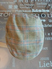 Flat Cap, Prince Of Wales Highgrove Check Size Large 100% Prue Lambswool