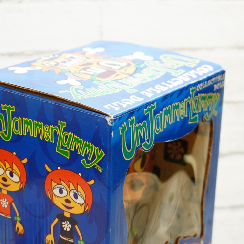 Parappa rappa MEDICOM TOY Um Jammer Lammy LAMMY Soft Vinyl Figure Blue box rare - Picture 23 of 24