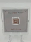 Geiger Edelmetalle Schloss Güldengossa 1g .999 Fine Silver Square Bar In Assay