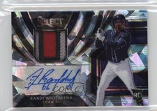 2020 Panini Select Rookie Jersey Cracked Ice Prizm 5/25 Randy Arozarena Auto 7xr