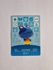 076 Jeremiah Amiibo Card Series 1 Animal C...