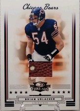 2006 Donruss Threads #31 Brian Urlacher Football Memorabilia #158/250 in 1 Touch