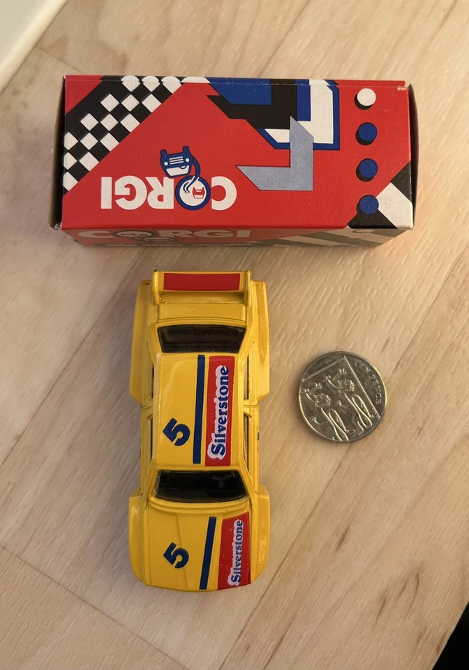 Corgi Juniors 53451 BMW M3 Yellow Racing No.5 "Silverstone" 1:64 scale new boxed - Image 3 of 4