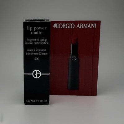 Giorgio Armani Lip Power Matte 400 Longwearing Intense Matte Lipstick