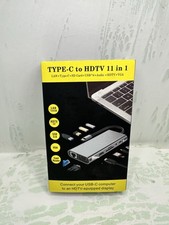 Type-C 11 in 1 Hub for Laptop/Desktop HDTV New Free Shipping