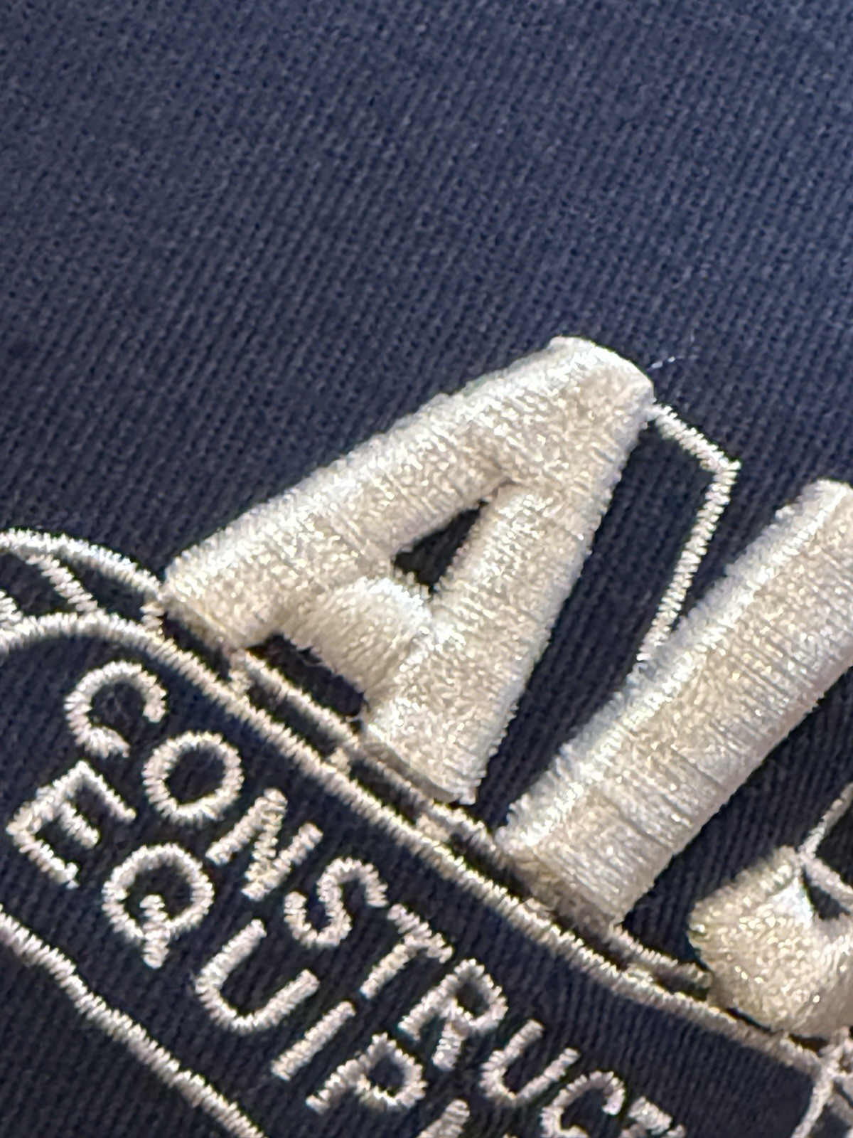 Baseball Cap Blue White Adjustable Strapback AIS … - image 8