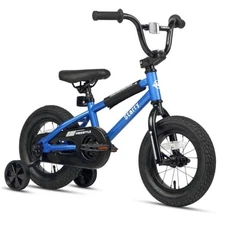 12 14 16 18 Inch Kids Bike BMX Style Bicycle with Training Wheels 12 Inch Azure