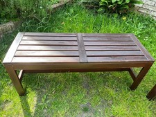 IKEA ÄPPLARÖ Outdoor Benches, Brown Wood Garden Benches