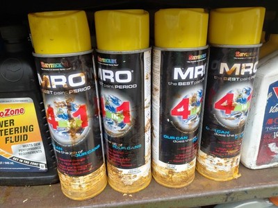 620-1419 Industrial MRO High Solids Spray Paint, Safety Yellow X4