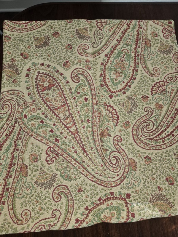 Pottery Barn Tapestry Paisley Pillow Cover 18x18