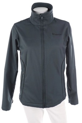 Columbia Trainingsjacke Safari Stil Logo-Stickerei M grau