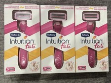 Schick Intuition f.a.b. Forward  Backward - Bi-Direct Razor with Handle 3 PACKS