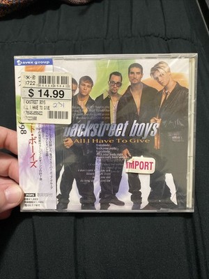BACKSTREET BOYS ALL I HAVE TO GIVE Avex Group AVCZ95106 Japan 1CD