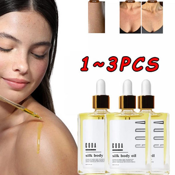 1-3PCS GODA Silk Body Oil,Silk Body Oil,Perfume Oil,Bath Shower