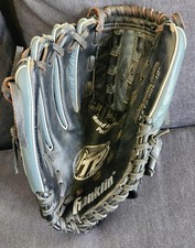 Franklin Baseball Glove Leather 12 Inch LEFT HANDED Used - RTP Series 4610GBL12