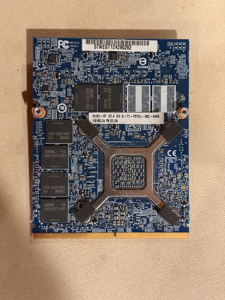 NVIDIA GTX870M GPU CLEVO Chasis Tarjeta de Video Laptop Placa Gráfica Módulo GPU Foto 2 de 2