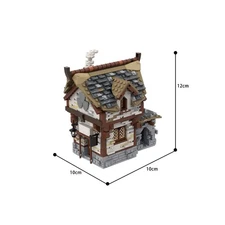 Hot Sale Medieval Tavern for Collection 1054 Building Toys Set Build Moc