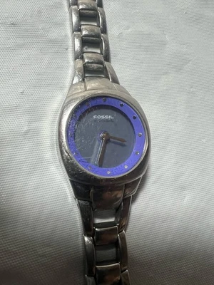 Fossil Big Tic Y2k JR-7876 Women\'s Silver SS Mesh Band‎ Blue Dial 30.3mm Watch Fossil Big Tic Y2k JR-7876 Women main image 2