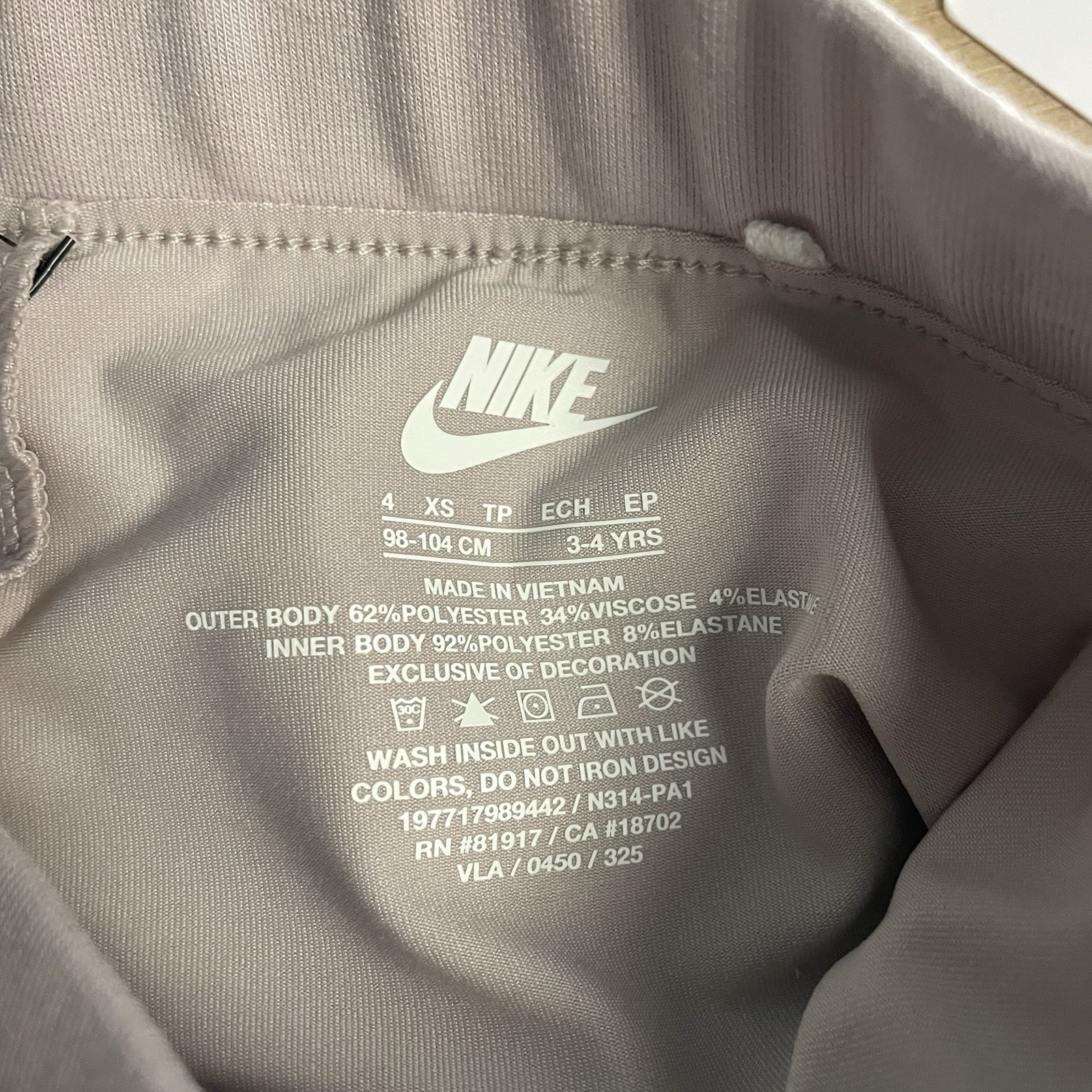 Nike Kids Girls Varsity Prep Toddler Track Scooter Jacket and Skirt Set XS 3-4 thumbnail 4