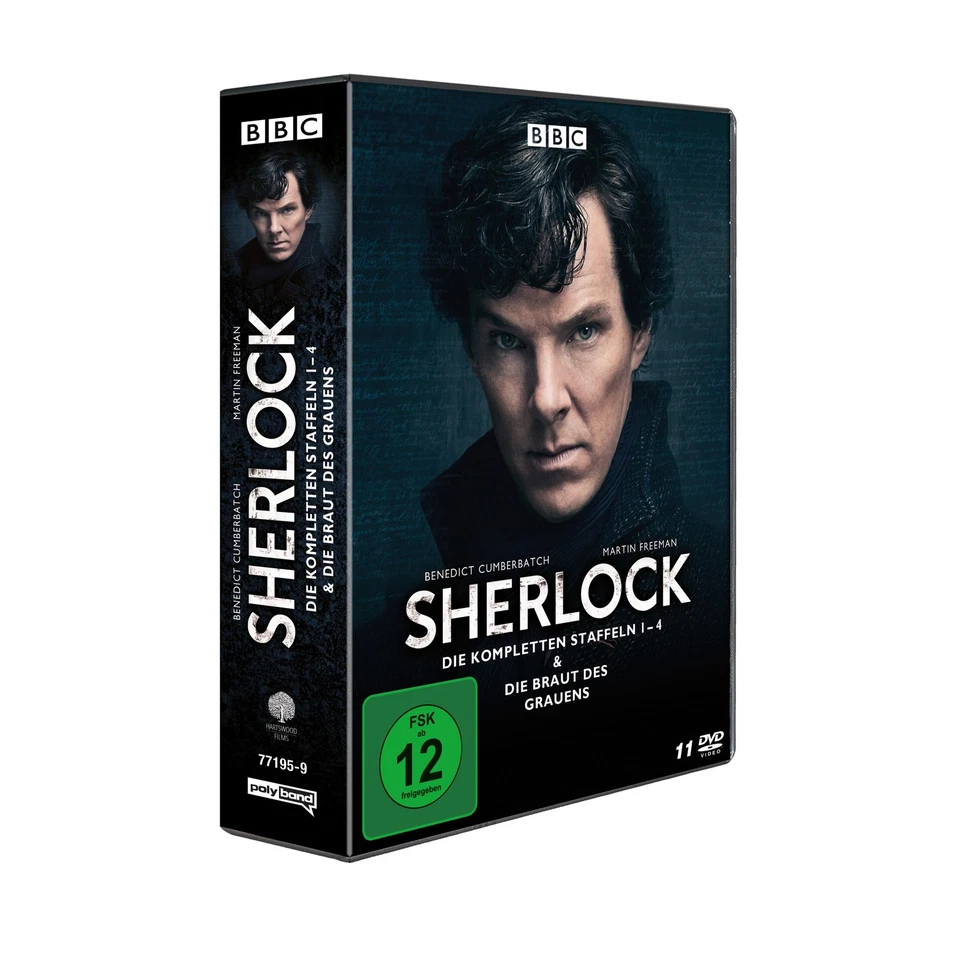 Sherlock - Die komplette Serie: Staffeln 1-4 & Die Braut ... DVD *NEU*OVP* - Image 2 of 4