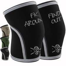 Knee Sleeves for Weightlifting  Powerlifting 7mm Pair For Men  Women - Kn...