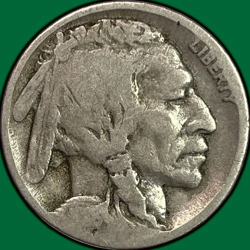 1918-D Buffalo Nickel Choice Good G+ Coin #29183