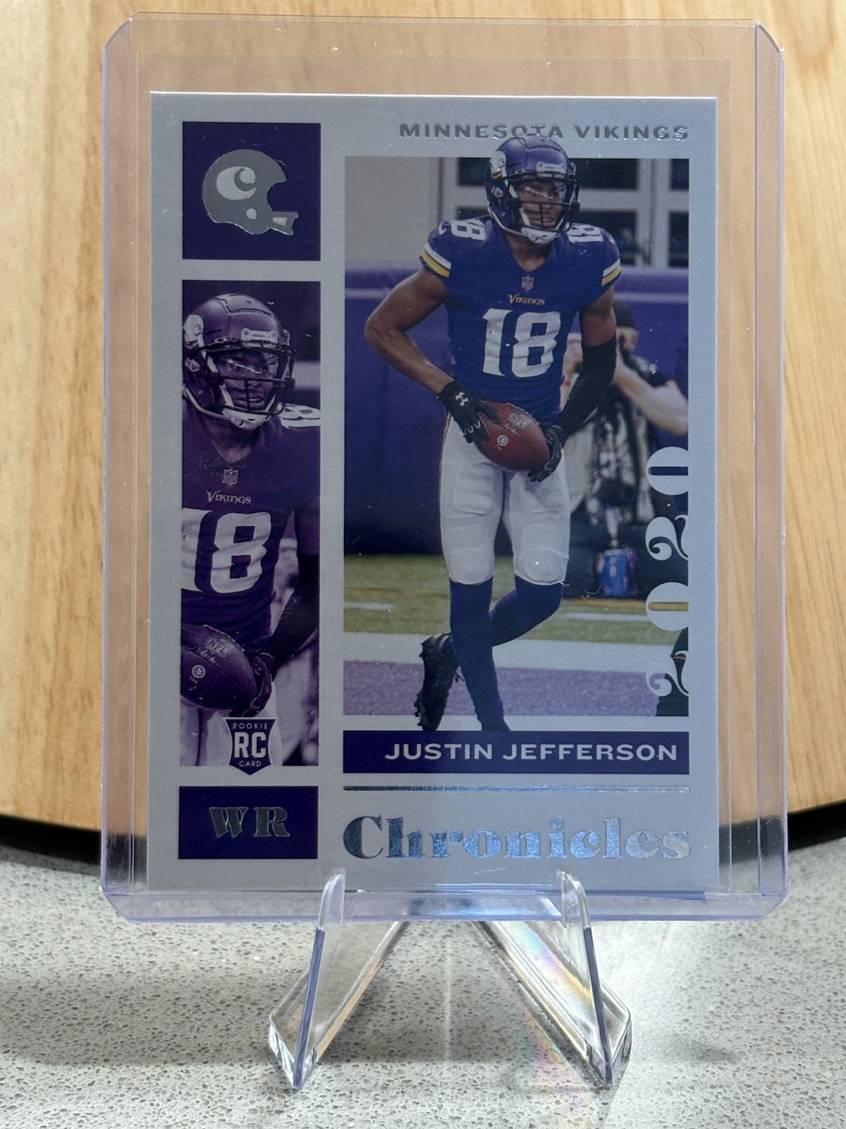 2020 Panini Chronicles Justin Jefferson RC #62 / Vikings / SKOL