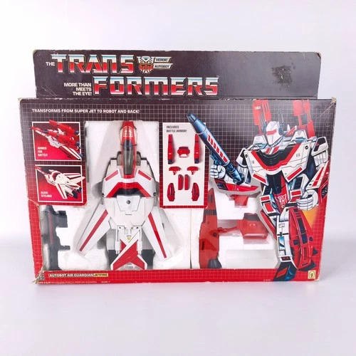 Transformers G1 Jetfire Complete With Box Paperwork Vintage MIB