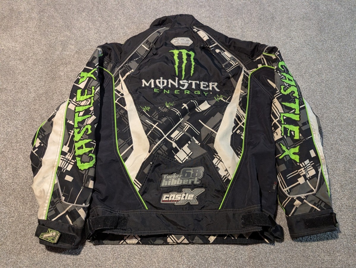 Monster Energy Cosmic X レーシングジャケット　古着 モンスター エナジー レーシング ジャケット ブルゾン ブルゾン 刺繍