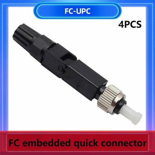 4pcs/Set Embedded Single Mode FC UPC Fiber Optic Fast Connector Field Assembly - Photo 7/13