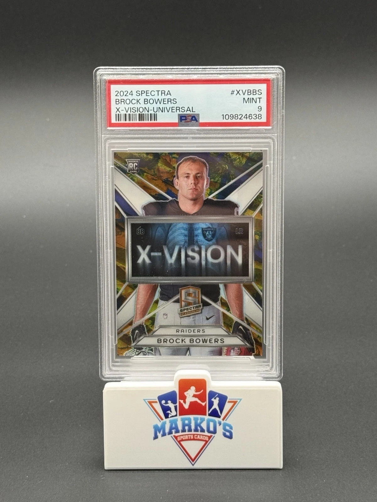 Brock Bowers Panini Spectra X-Vision #XVBBS Universal