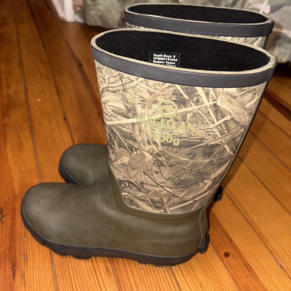 Botas Camufladas Magellan Exterior 400 g Caza Bosque Camuflaje Juvenil Talla 6 Foto 3 de 4