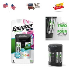 Recharge Pro Rechargeable AAA and AA Battery Charger With 4 NiMh Rechargeable...