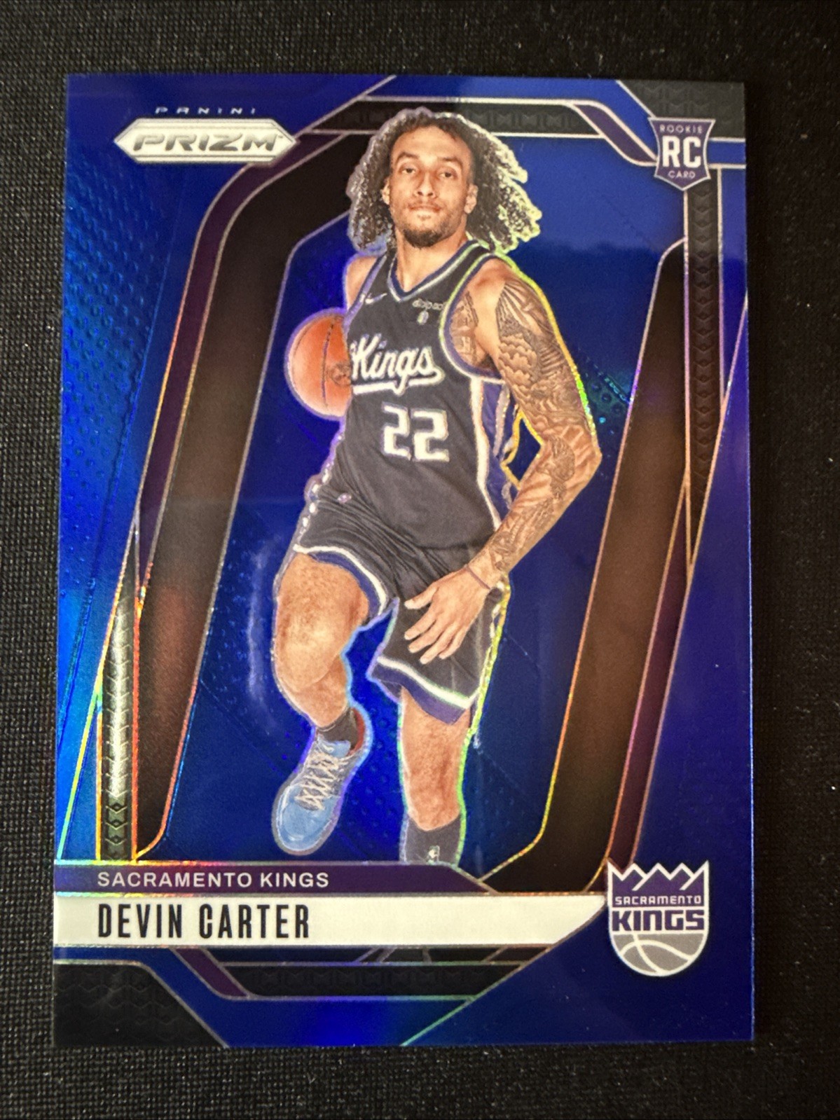 Devin Carter Rookie Card RC  2024-25 Panini Prizm Blue Prizm /199 #231